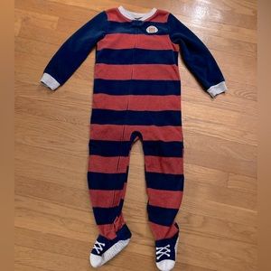 Carter boys fleece zip up pjs